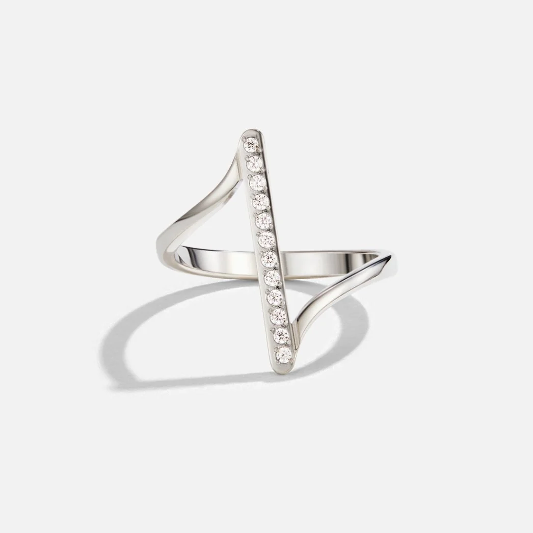 Twist-Silberring „Mila“