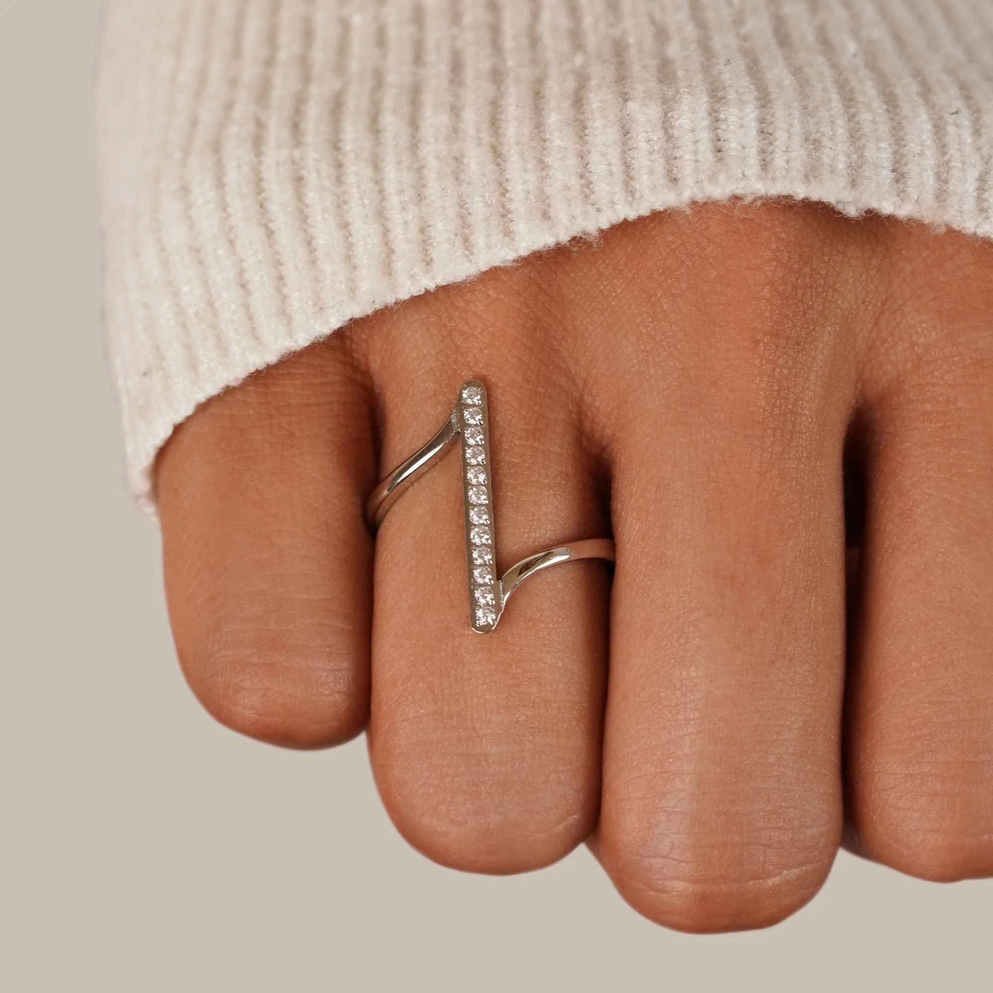 Twist-Silberring „Mila“ - Image 2