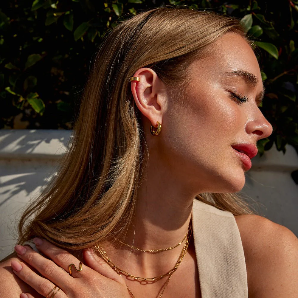 Millie Gold-Ohrring-Manschette - Image 3
