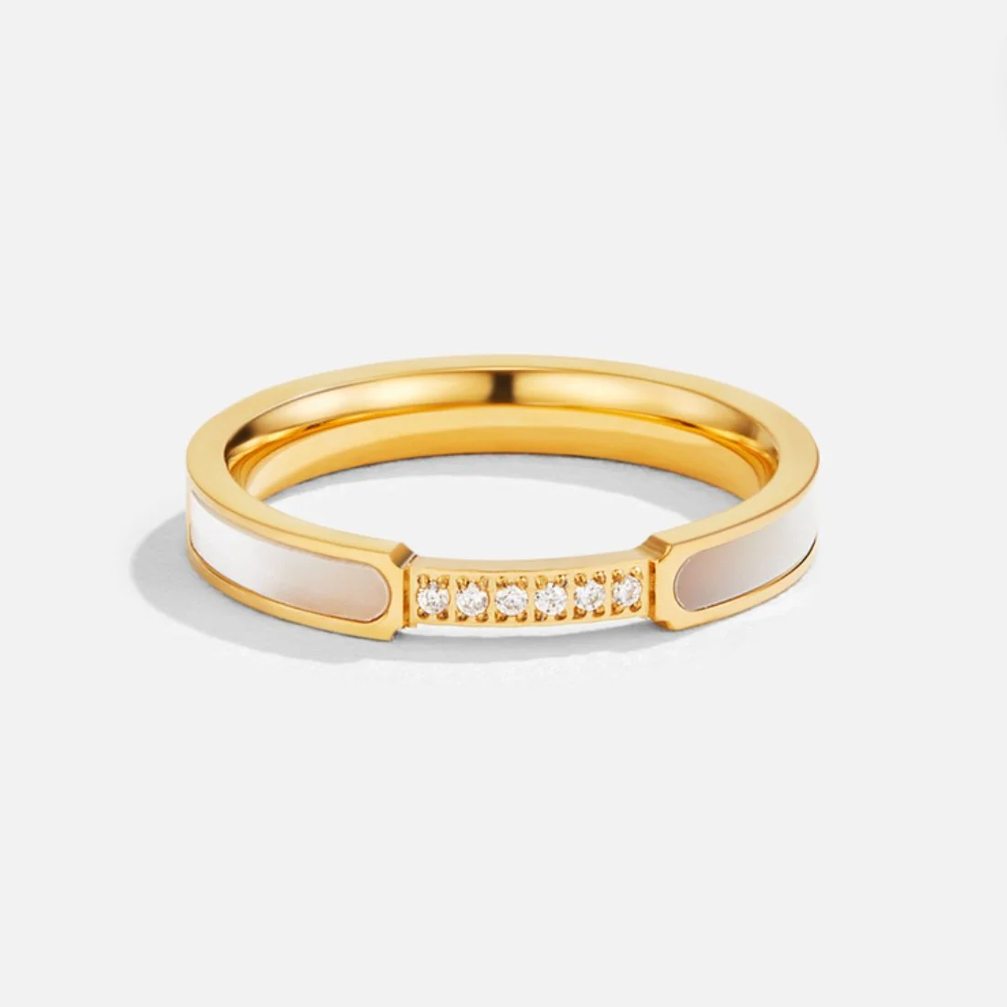 Perlmutt-Kristall-Ring - Image 3
