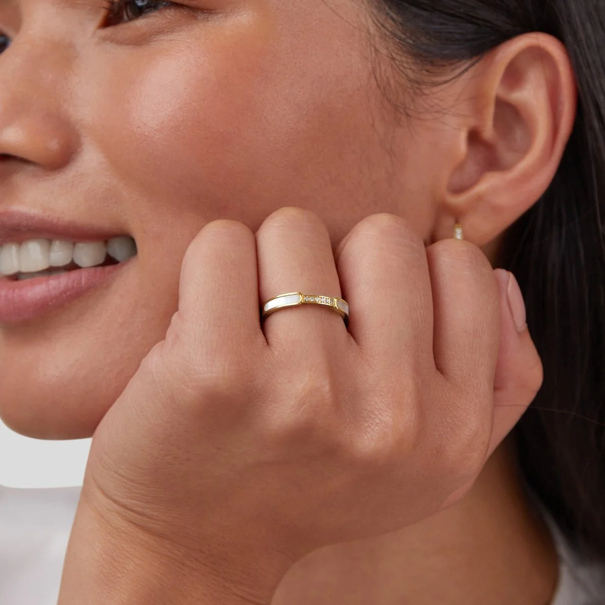 Perlmutt-Kristall-Ring - Image 4