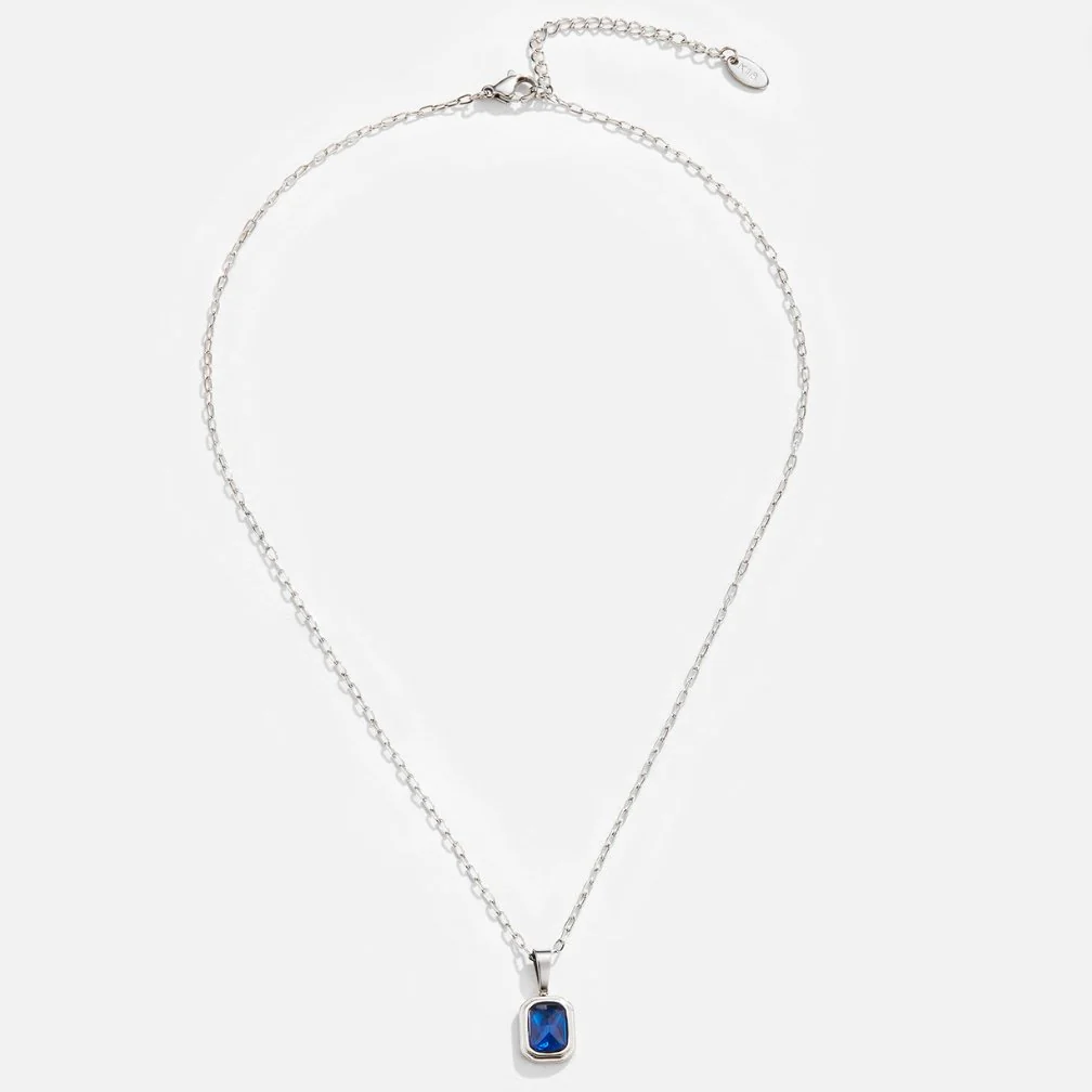 Silberkette mit Anhänger „Ocean Blue“ - Image 3