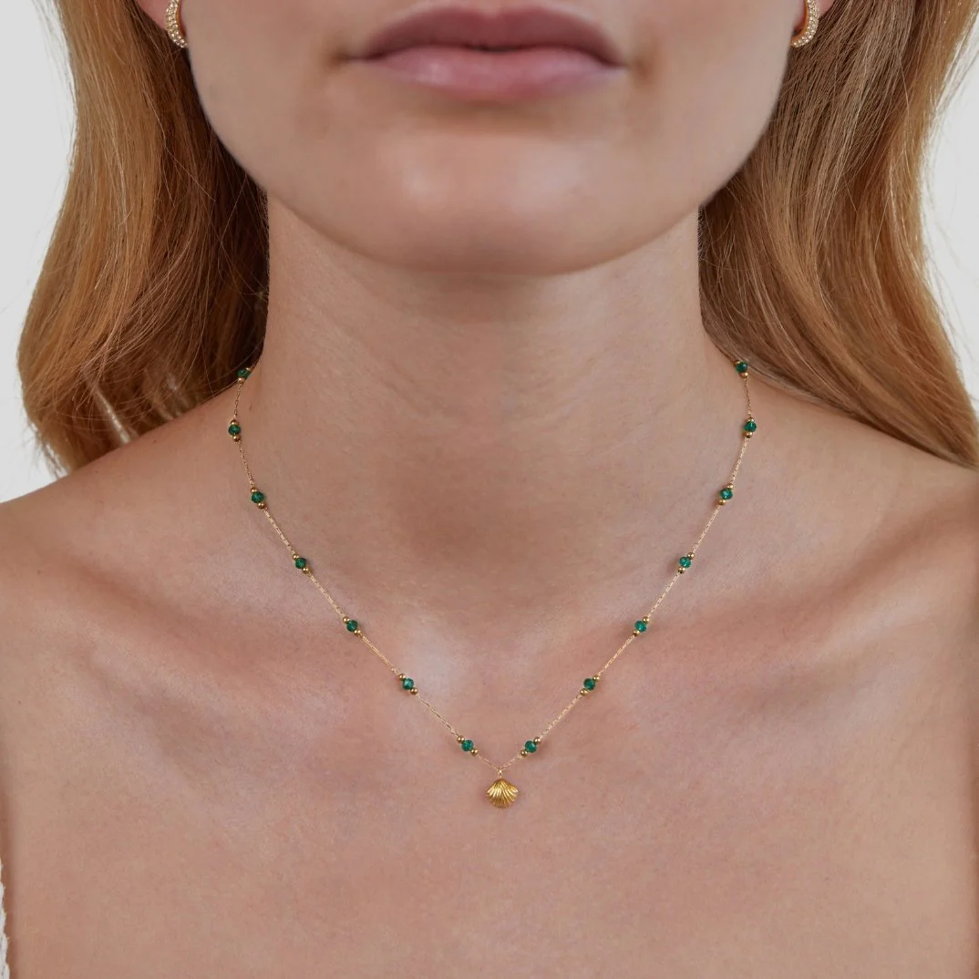 Halsketten-Set mit Muschel & Perlen „Ocean Lover“  - Image 4