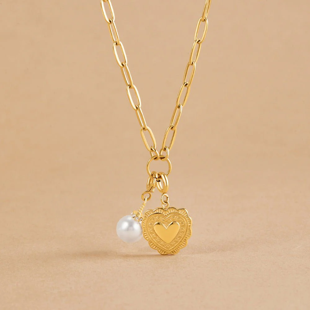 Pia Halskette mit Kettengliedern und Charms - Image 2