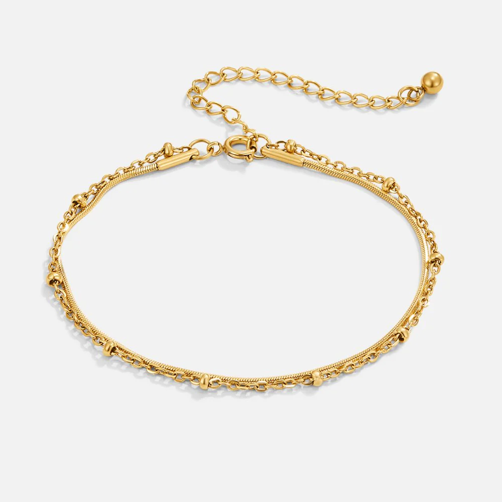 Goldenes mehrreihiges Armband „Pia“ - Image 3