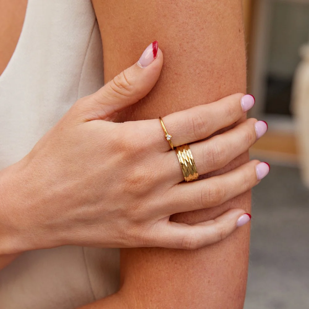 Statement-Ring Gold „Rene“ - Image 2