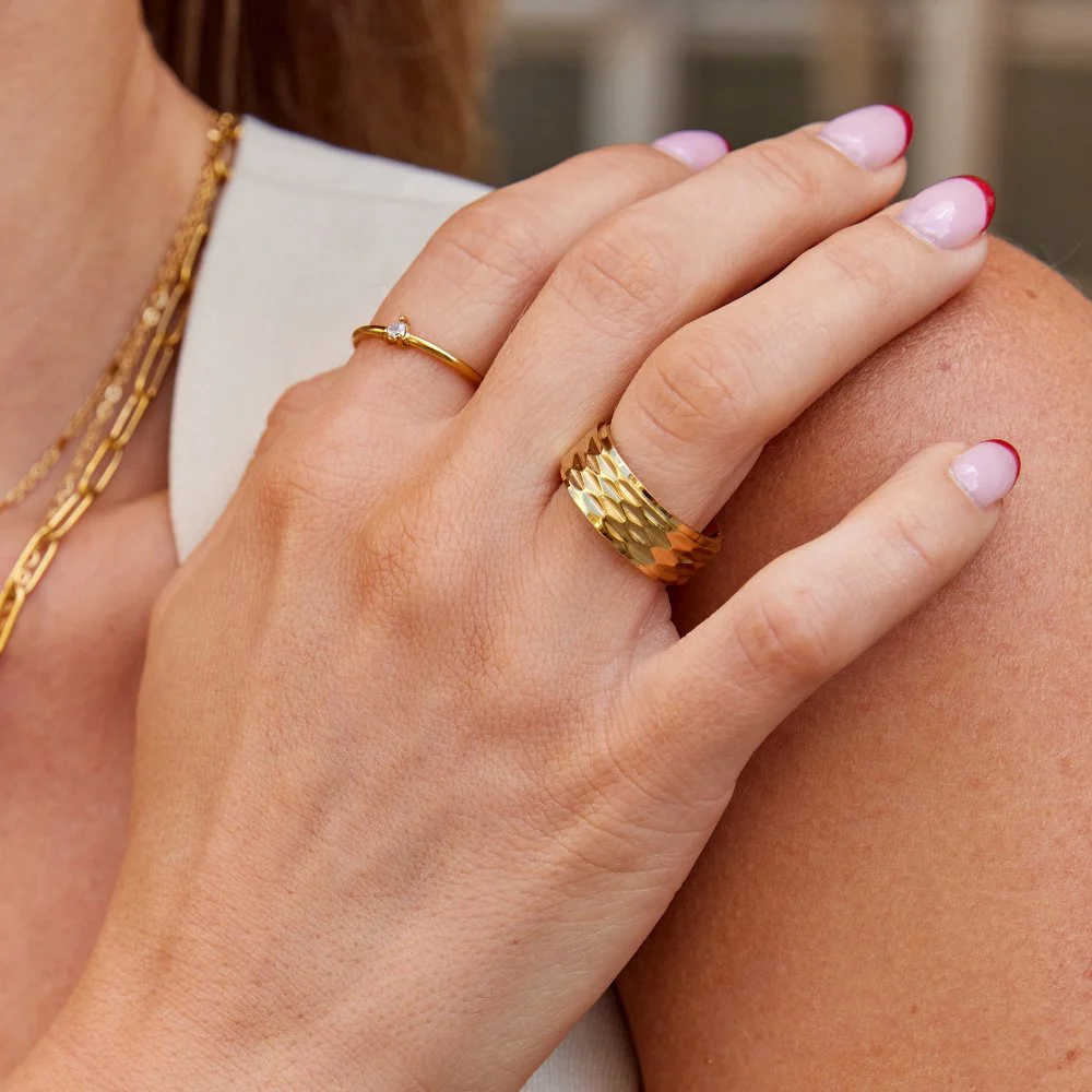 Statement-Ring Gold „Rene“ - Image 4