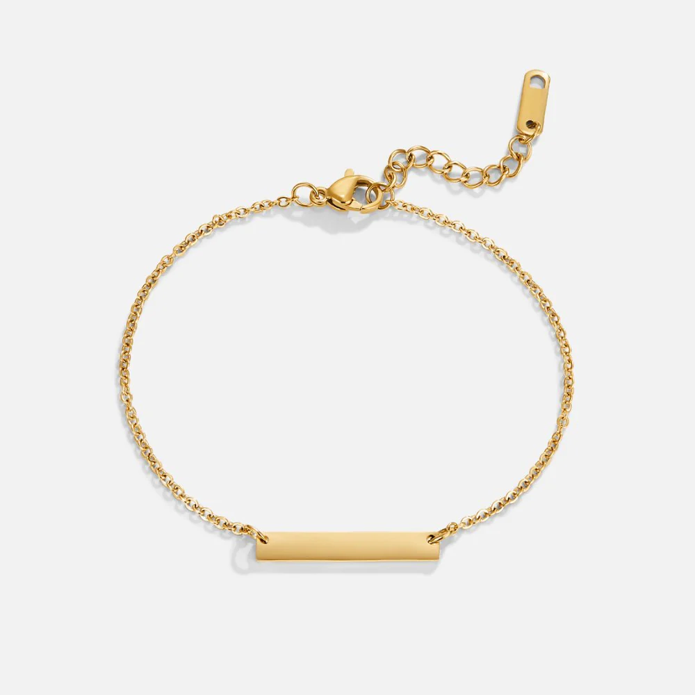 Goldenes Barrenarmband „Rina“