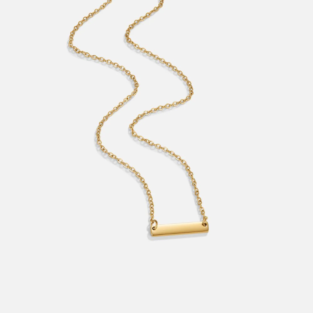 Goldene Barrenhalskette „Rina“