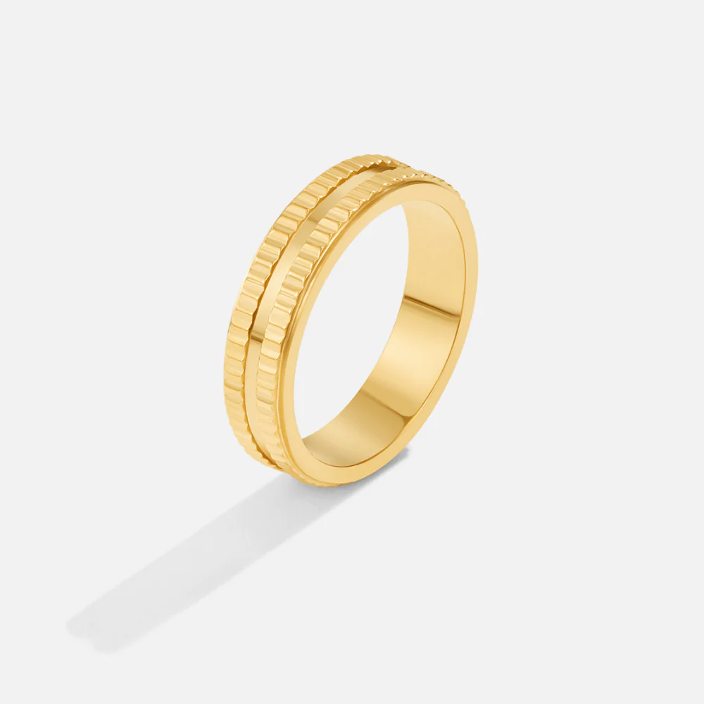Schlichter Goldring „Rina“ - Image 3