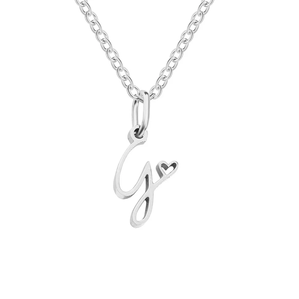Kette mit Herzanhänger und Buchstaben - Image 12