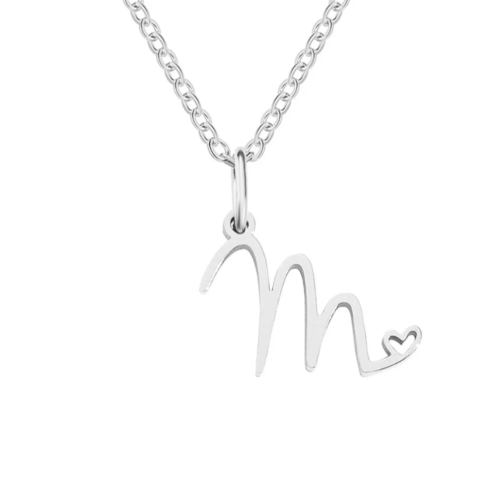 Kette mit Herzanhänger und Buchstaben - Image 17