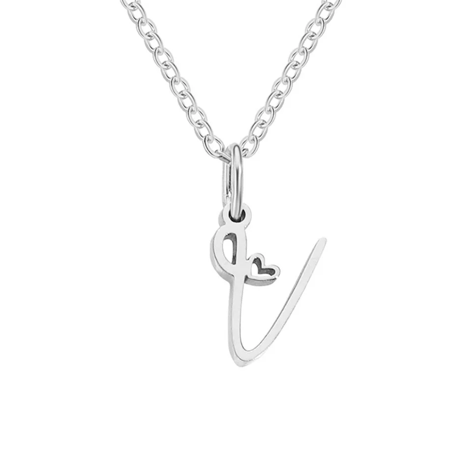 Kette mit Herzanhänger und Buchstaben - Image 26