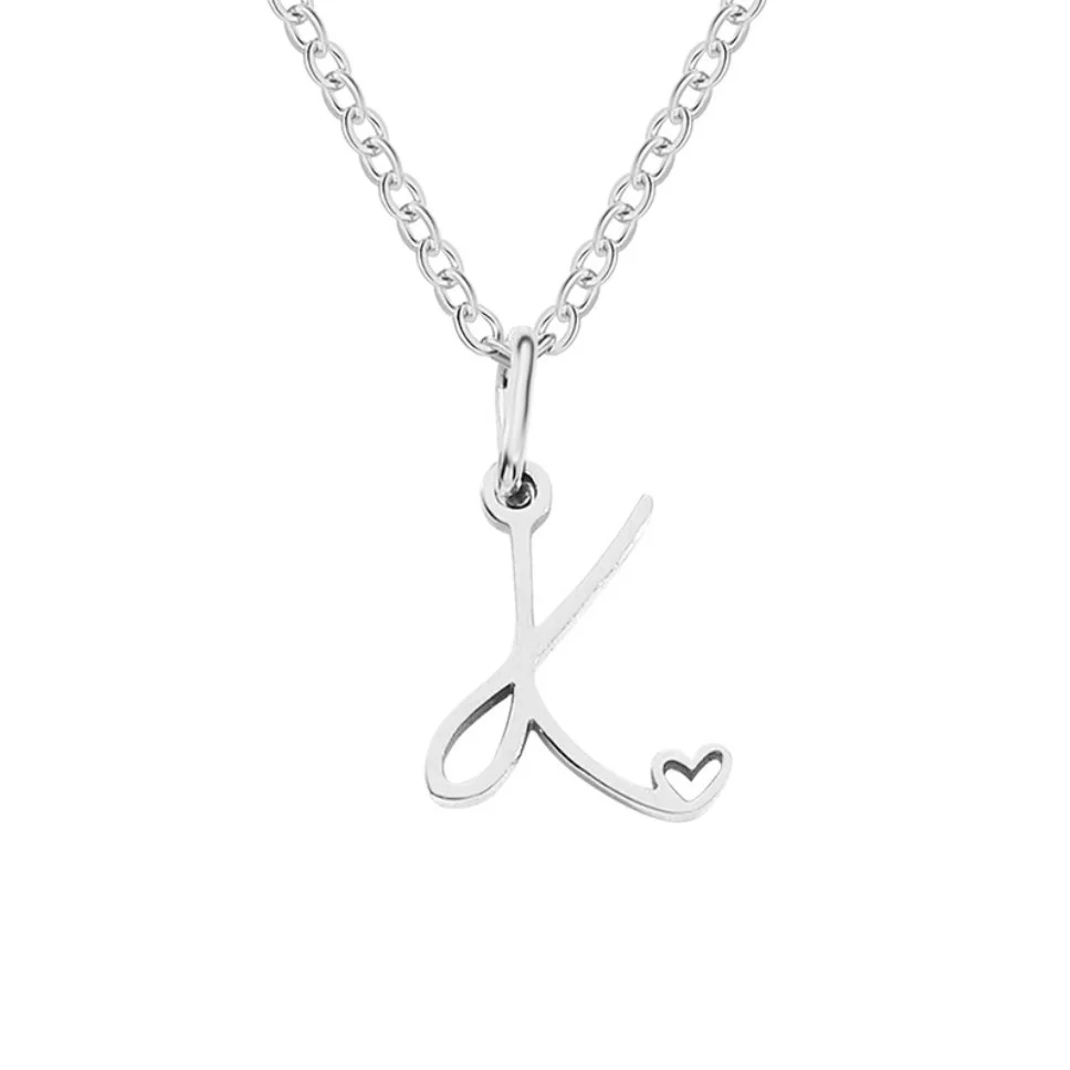 Kette mit Herzanhänger und Buchstaben - Image 5