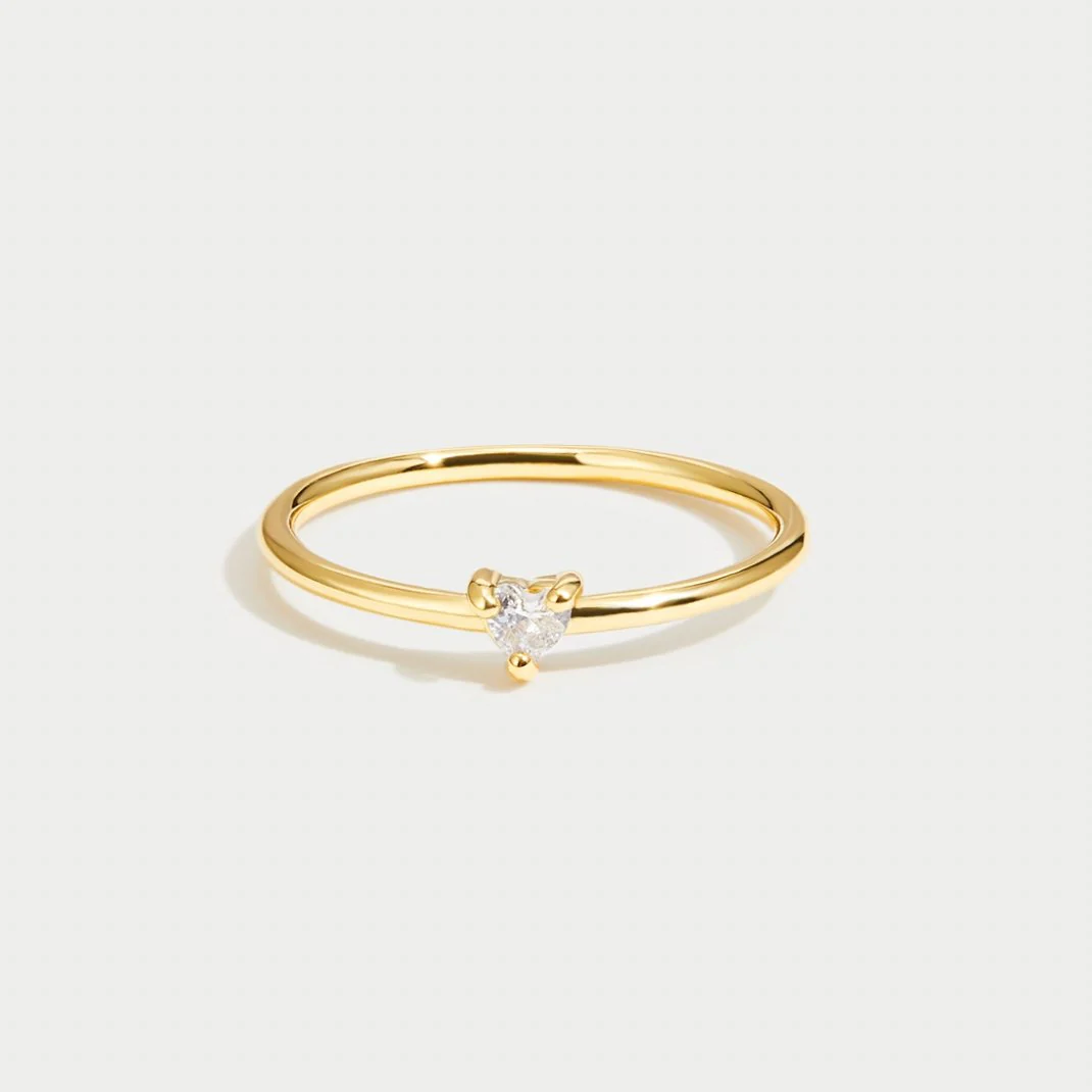 Herz-Ring mit Kristall „Small Love“ - Image 4