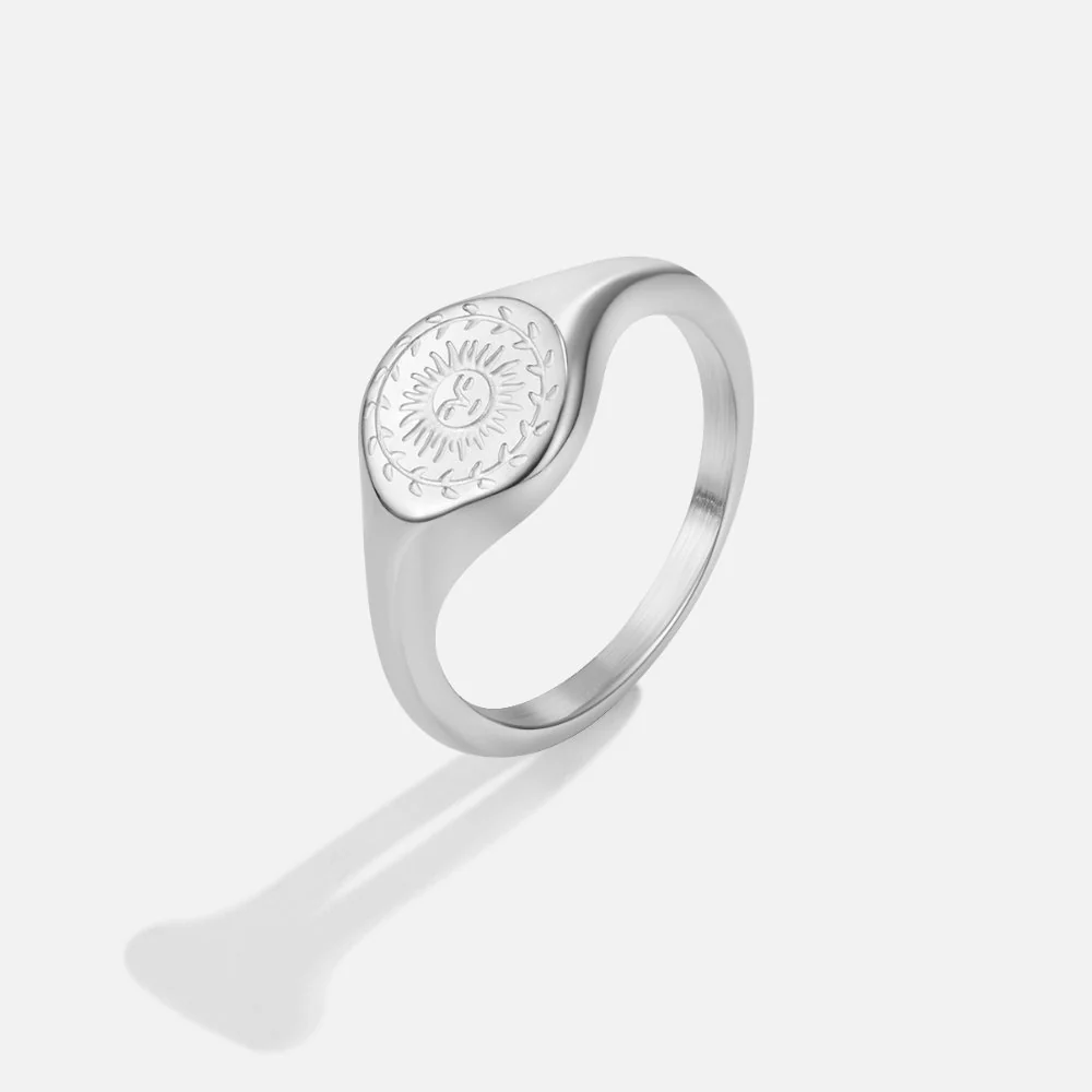Sonnenwende-Ring Silber - Image 5