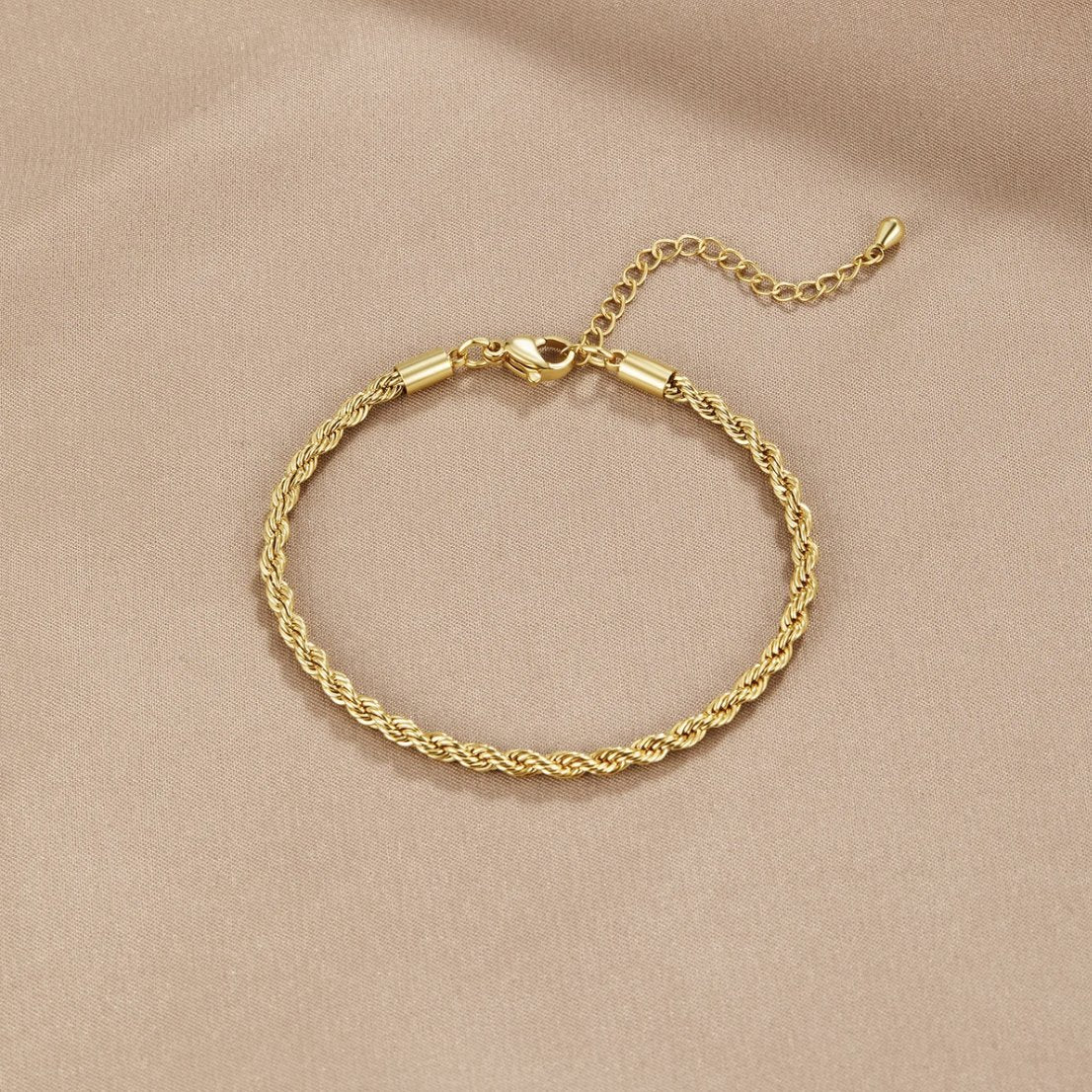 18K Goldarmband mit Twist-Design - Image 3