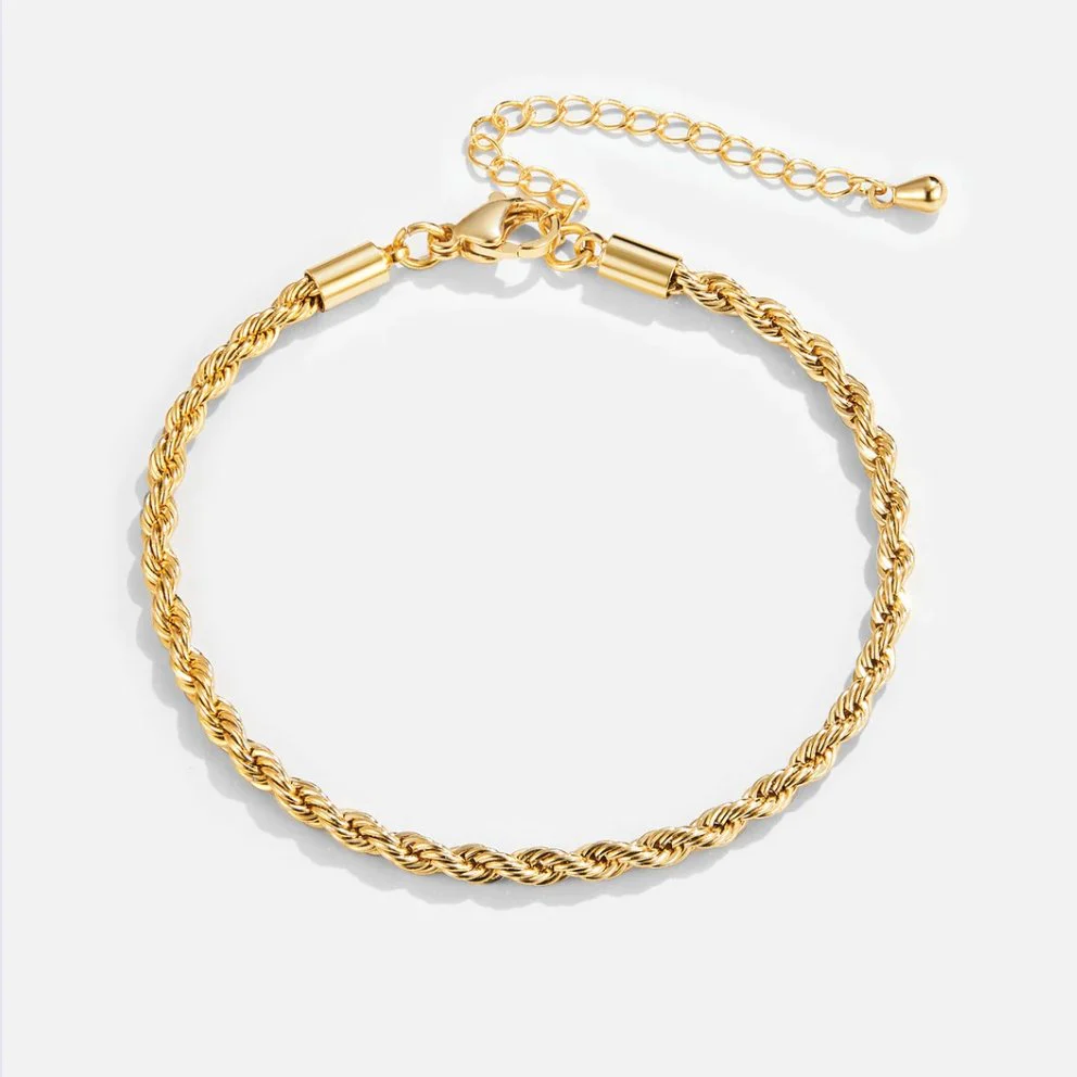 18K Goldarmband mit Twist-Design - Image 6