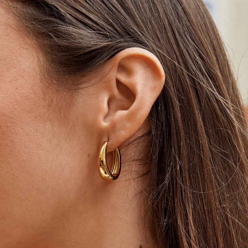 Gold-Creolen „Valentina“ - Image 2
