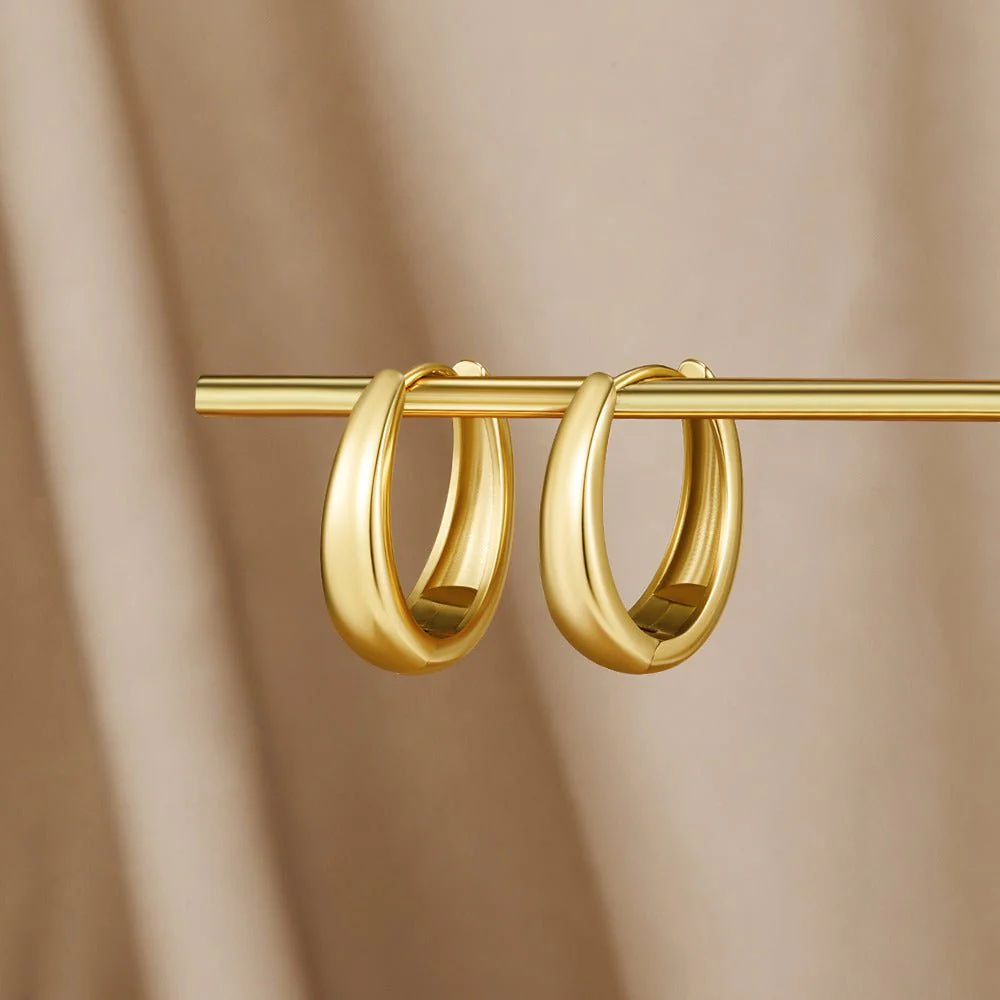 Gold-Creolen „Valentina“ - Image 3