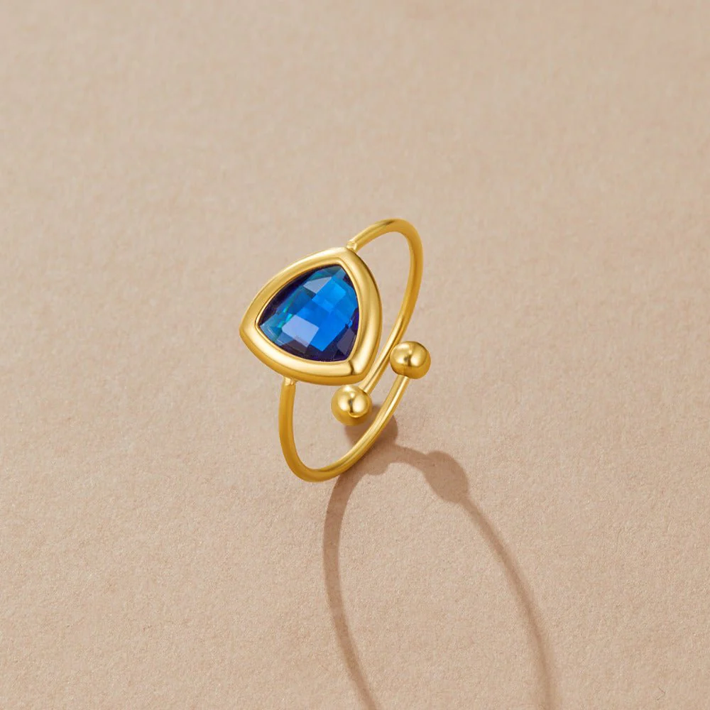 Goldener Stapelring „Sahara“ - Image 3