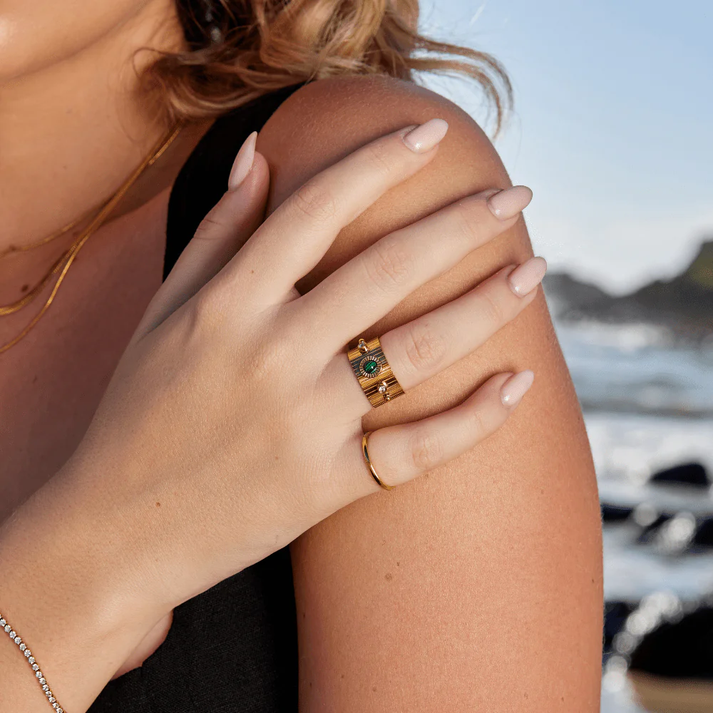 Vintage-Goldring „Dakota“ - Image 2