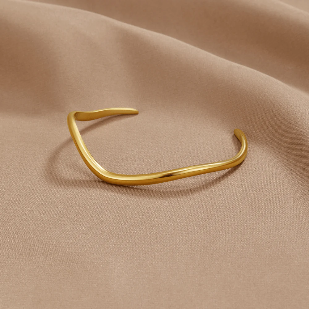 Goldarmreif „Wave“ - Image 4