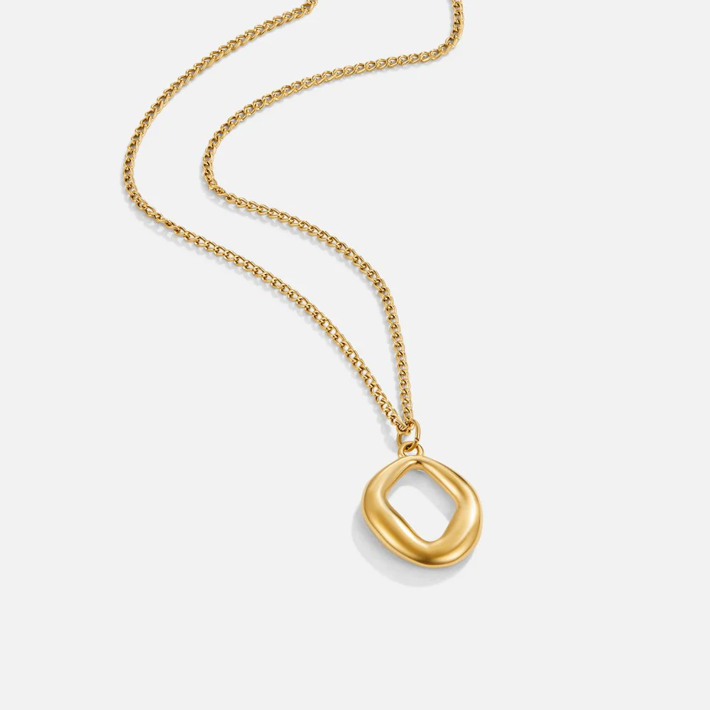 Geometrische Gold-Halskette „Zola“